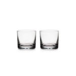 Ascutney Rocks Glasses, Set of Two Dimensions : 3\ x 3.25\
Capacity : 8 Ounce 
Made In : USA

Care & Use:  Dishwasher-safe, though hand washing is recommended.
Use a mild detergent on a warm, gentle cycle.
Not intended for use in microwaves or ovens.
Do not expose glass to extreme heat changes, such as filling with hot liquid or placing in the freezer. A shock in temperature can cause fractures.
